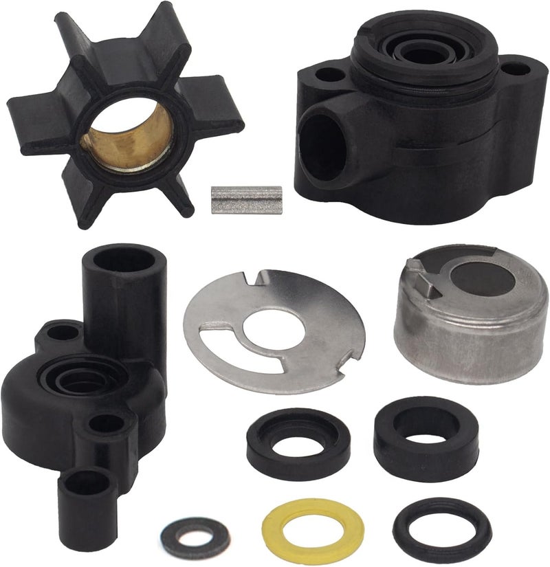 QUICKMARINER QuickMarine 92970A5 Water Pump Impeller Repair Kit for Mercury Marine 3.9-9.8 HP Outboard Motors Replacement 46-92970A5 47-89980T1 Boat Engine - Image 1